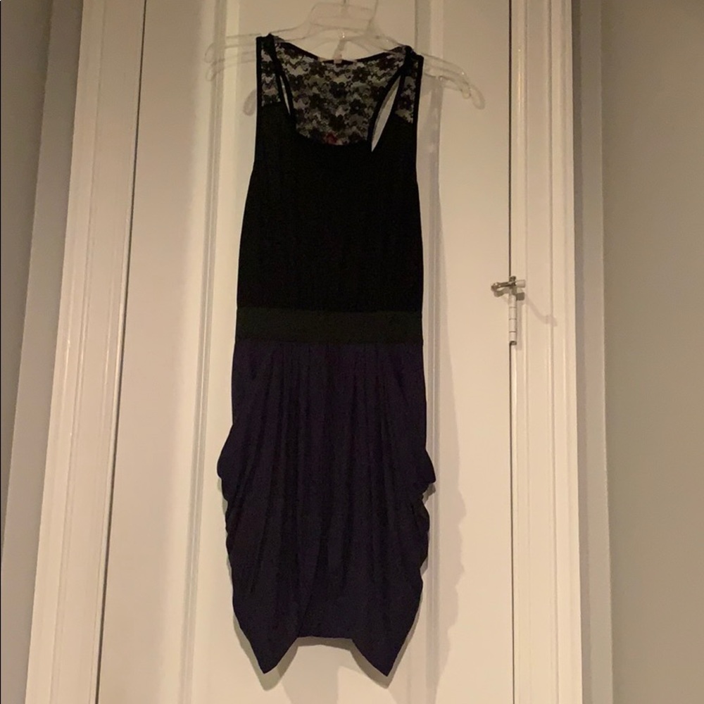 Lace razor back dress